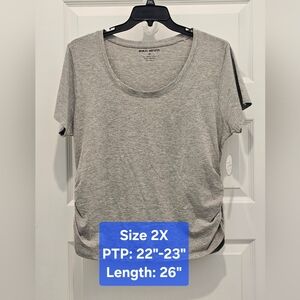 Moral Society Short Sleeve Top, NWT, Size 2X